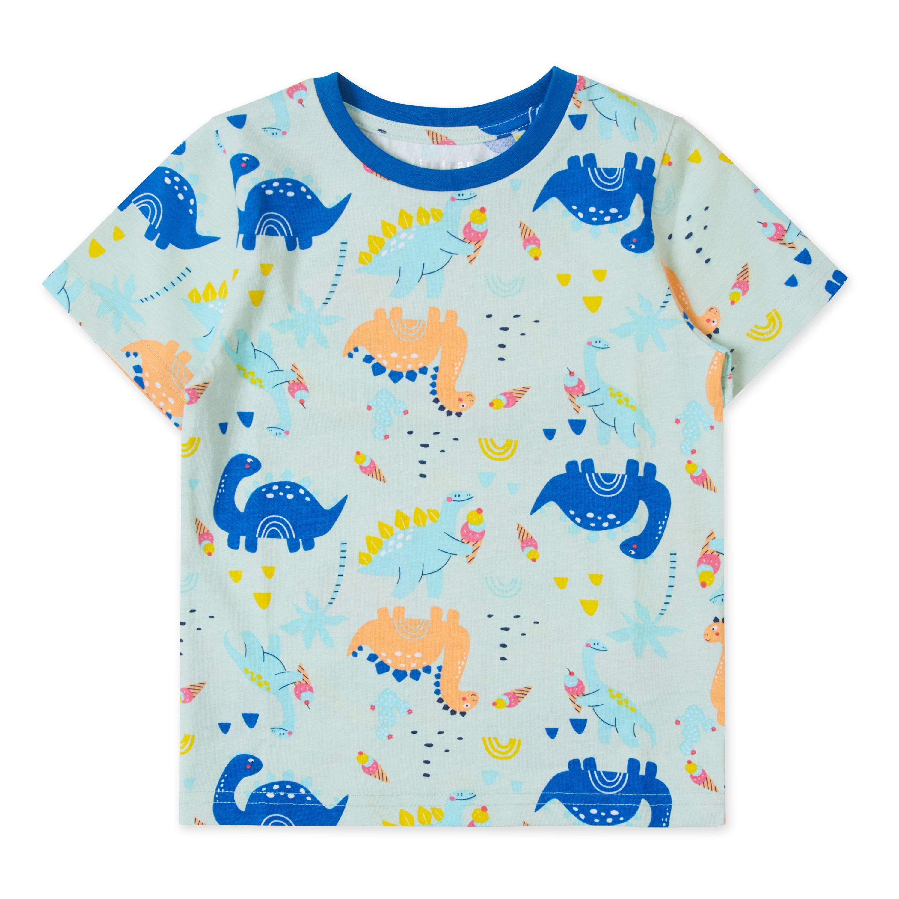 Multi - Firetrap - Dino Short-Sleeve Pyjama Set - 6
