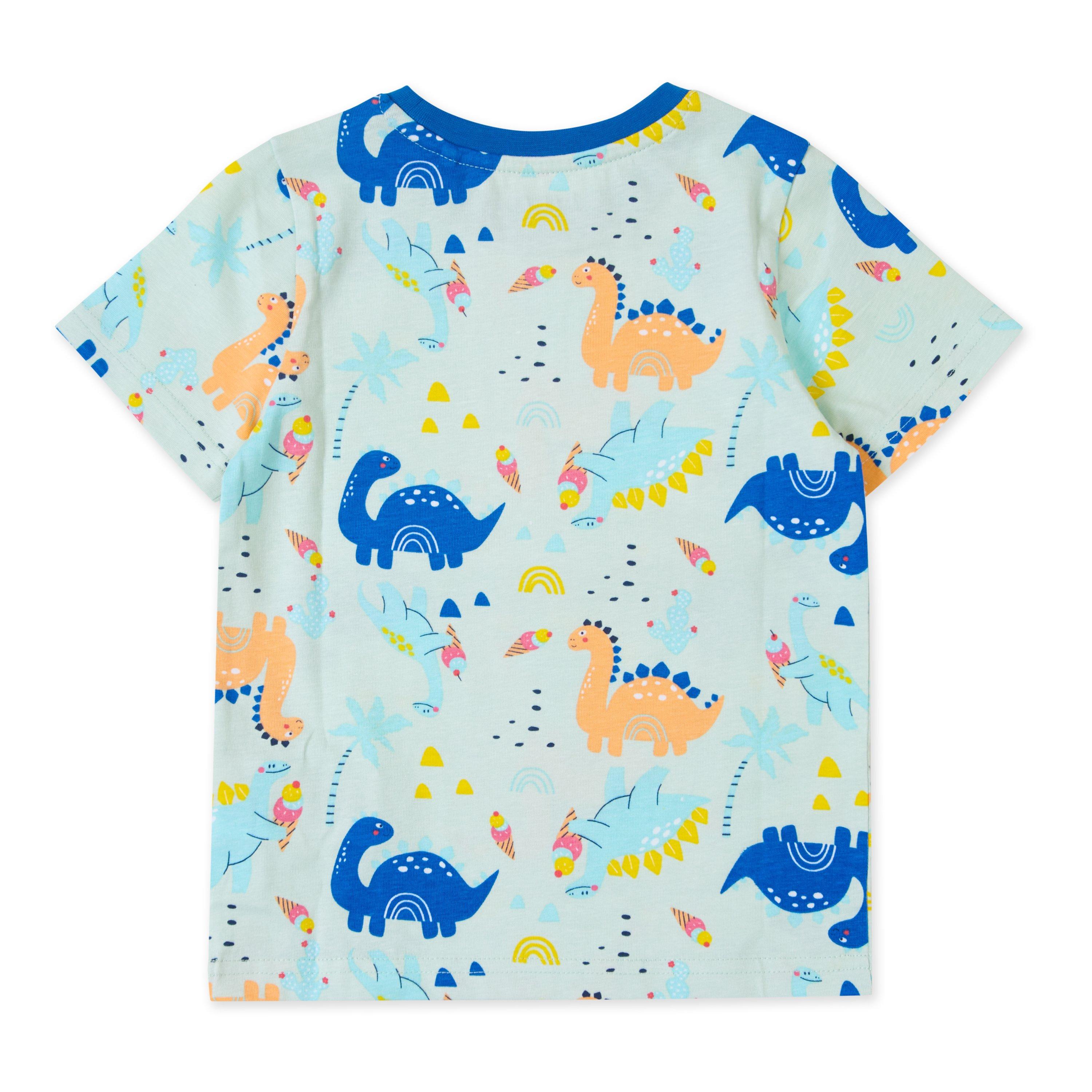 Multi - Firetrap - Dino Short-Sleeve Pyjama Set - 7