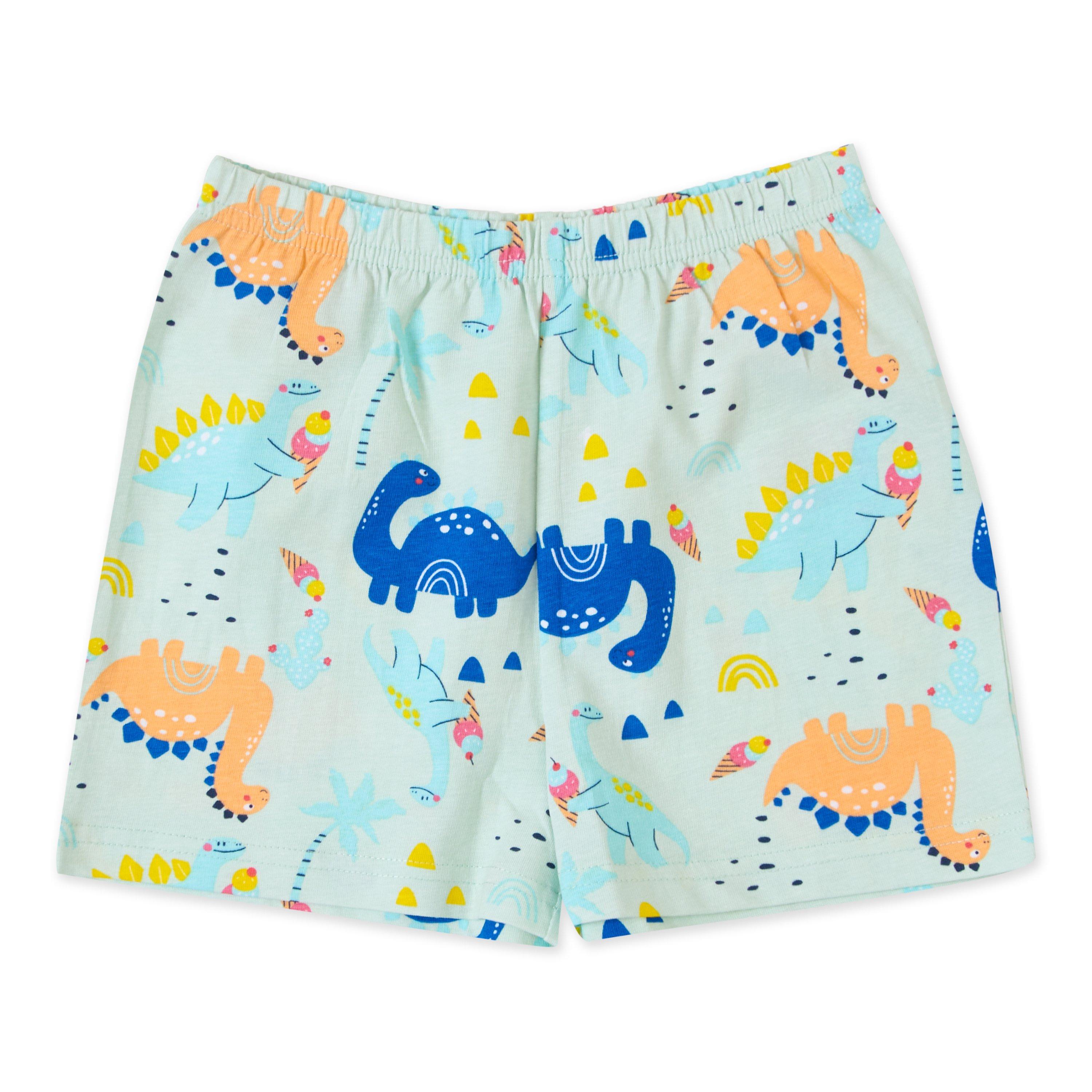 Multi - Firetrap - Dino Short-Sleeve Pyjama Set - 8