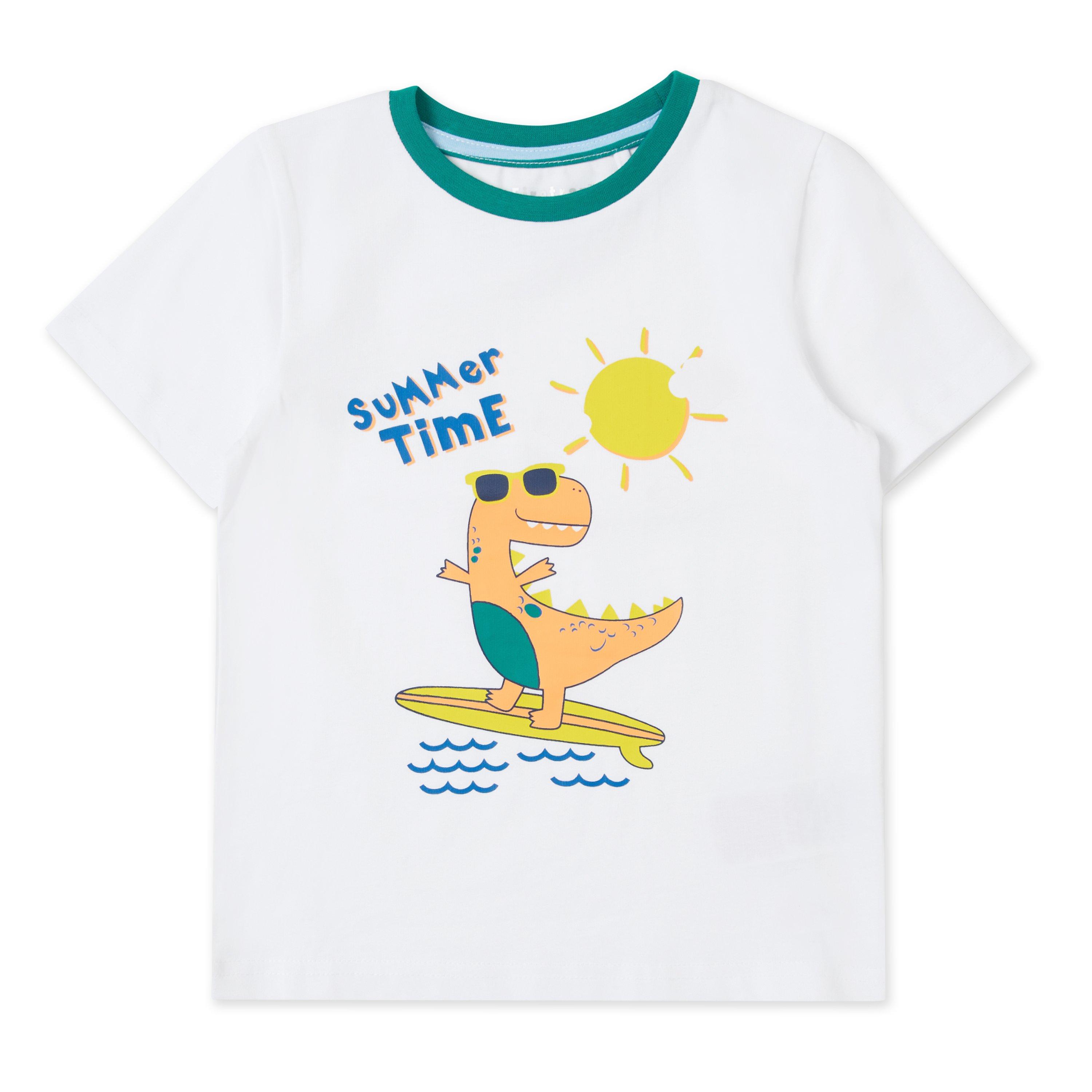Multi - Firetrap - Dino Short-Sleeve Pyjama Set - 10