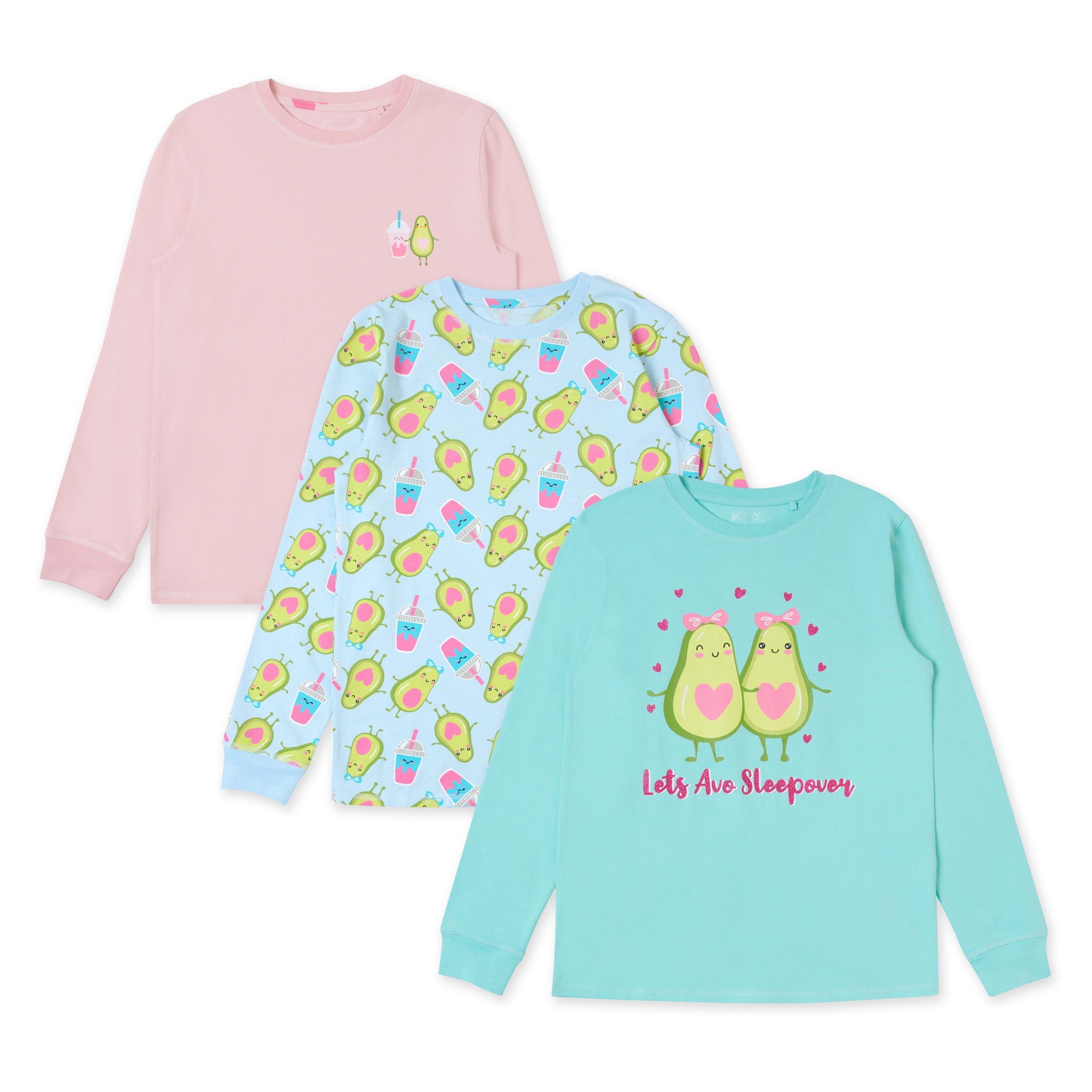 Meerkleurig - Miso - Avocado Long-Sleeve Pyjama Sets - 2