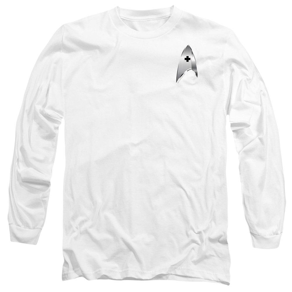 White - Star Trek - Star Trek Discovery Medical Badge Long Sleeve T-Sh - 1