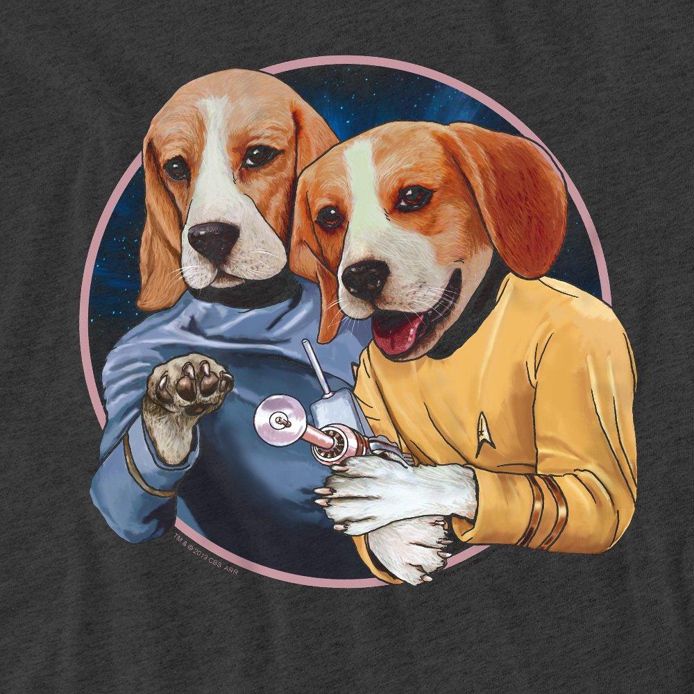 Grey - Star Trek - Star Trek Trek Dogs T-Shirt Charcoal - 2