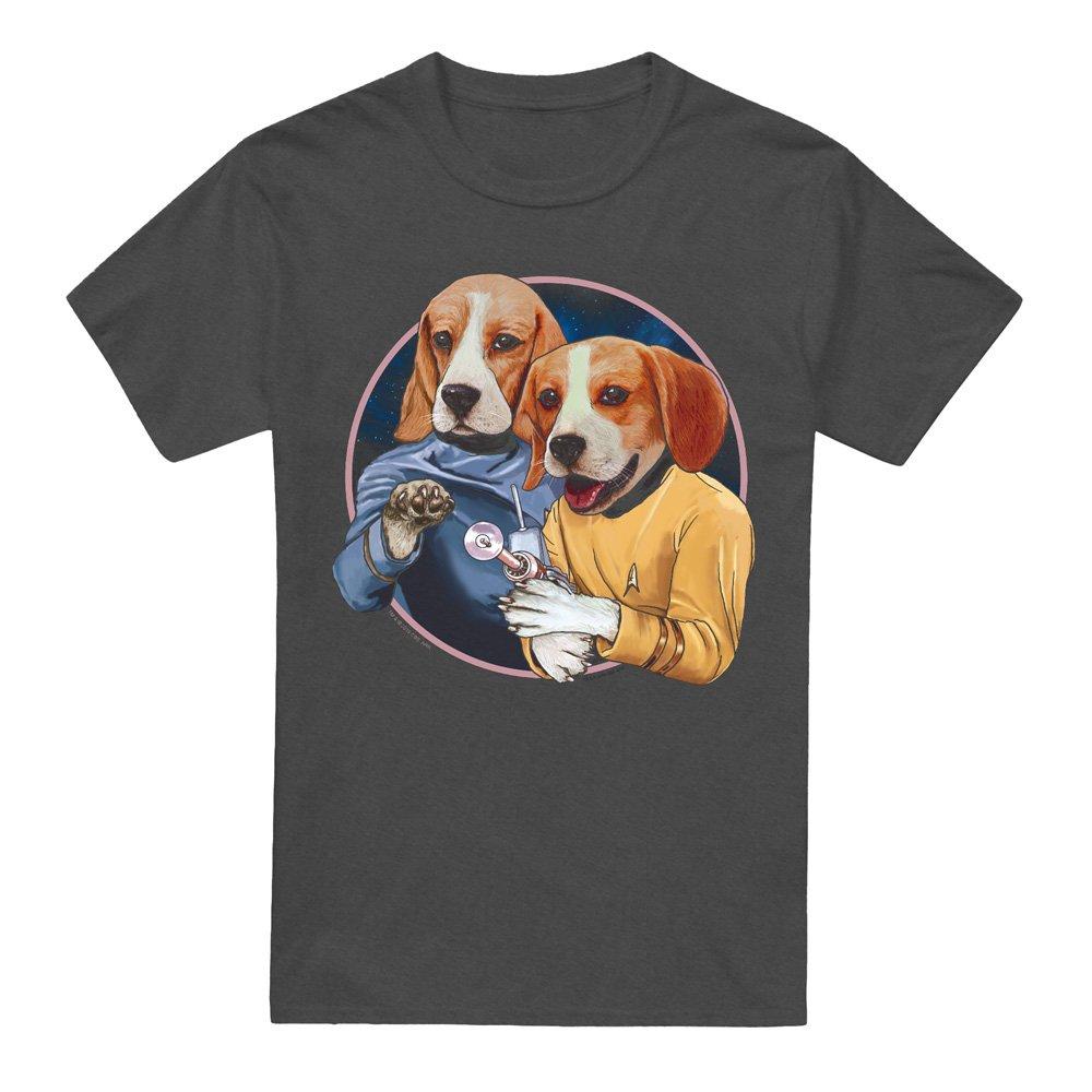 Grey - Star Trek - Star Trek Trek Dogs T-Shirt Charcoal - 4