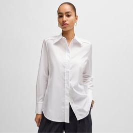 Boss Buttonie Striped Blouse