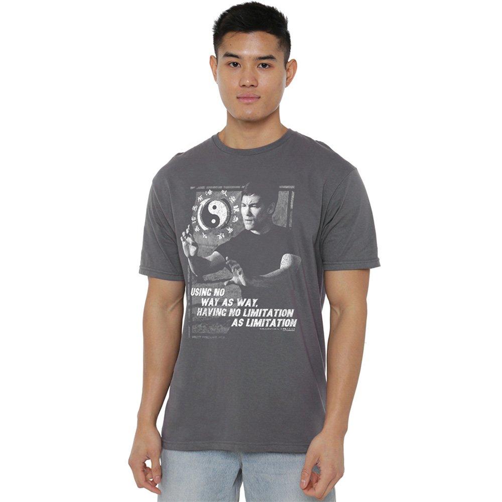 Grey - Other - Bruce Lee No Way As A Way T Shirt Charcoal - 1