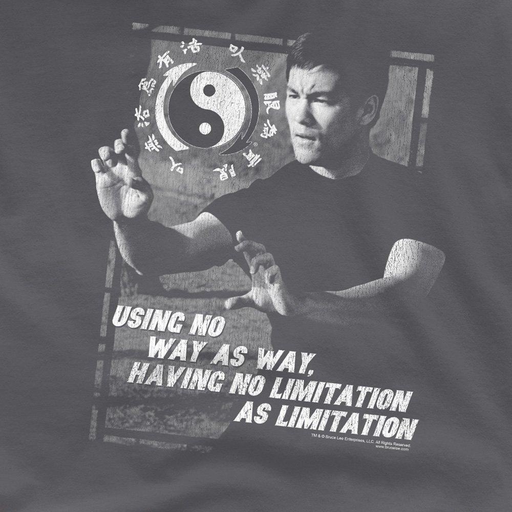 Grey - Other - Bruce Lee No Way As A Way T Shirt Charcoal - 2