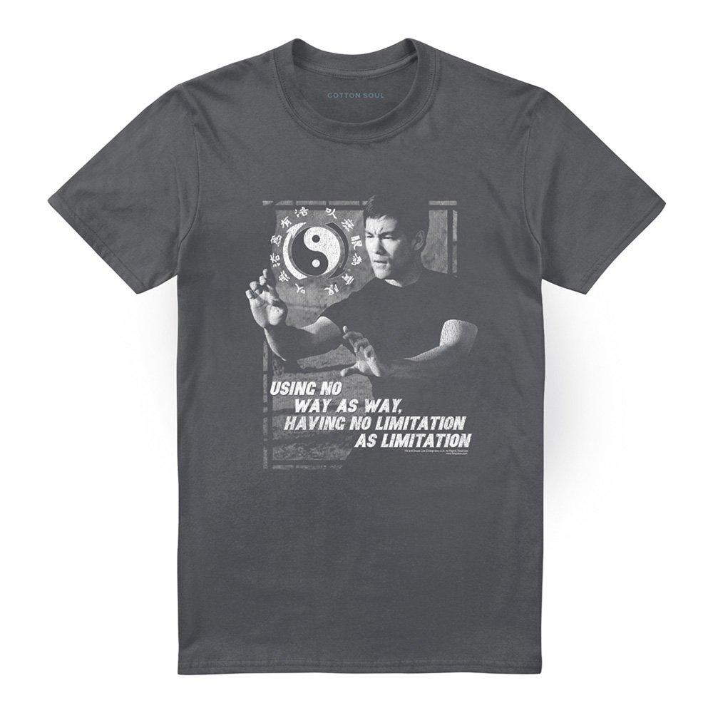 Grey - Other - Bruce Lee No Way As A Way T Shirt Charcoal - 4