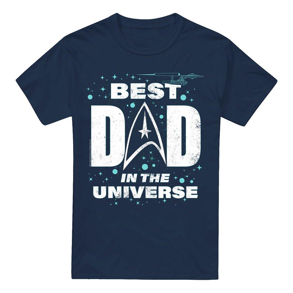 Navy - Star Trek - Star Trek FatherS Day Best Dad In The Universe T - 4