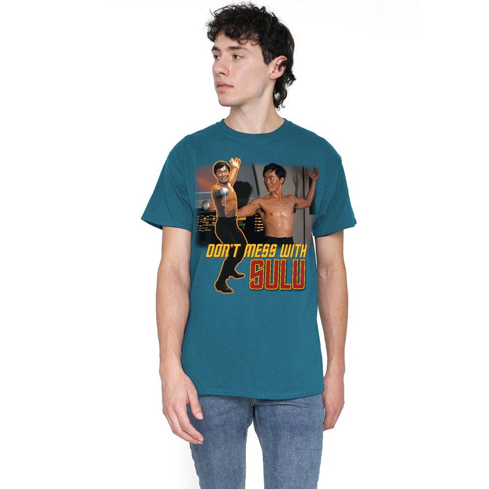 Grey - Star Trek - Star Trek Dont Mess With Sulu T Shirt Slate - 1