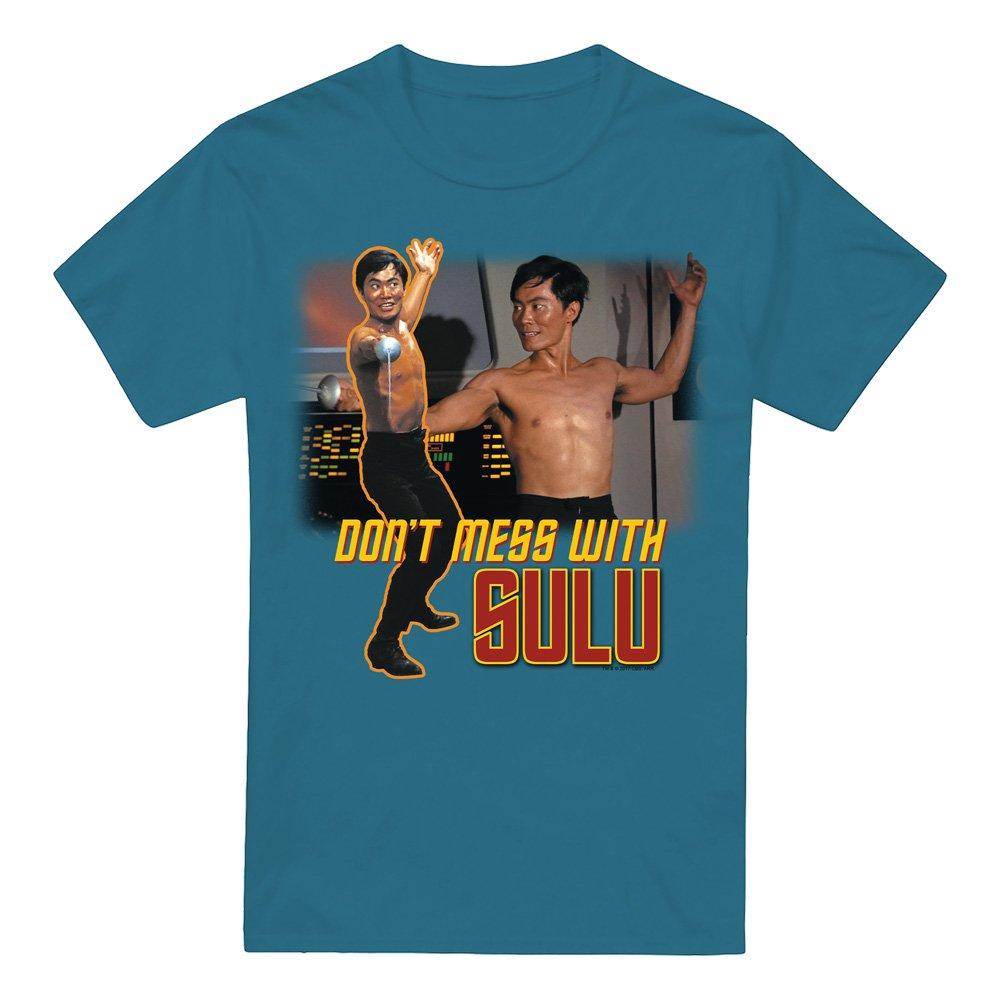Grey - Star Trek - Star Trek Dont Mess With Sulu T Shirt Slate - 4