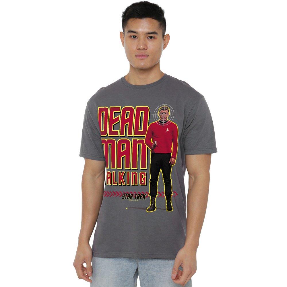 Grey - Star Trek - Star Trek Dead Man Walking T Shirt Charcoal - 1