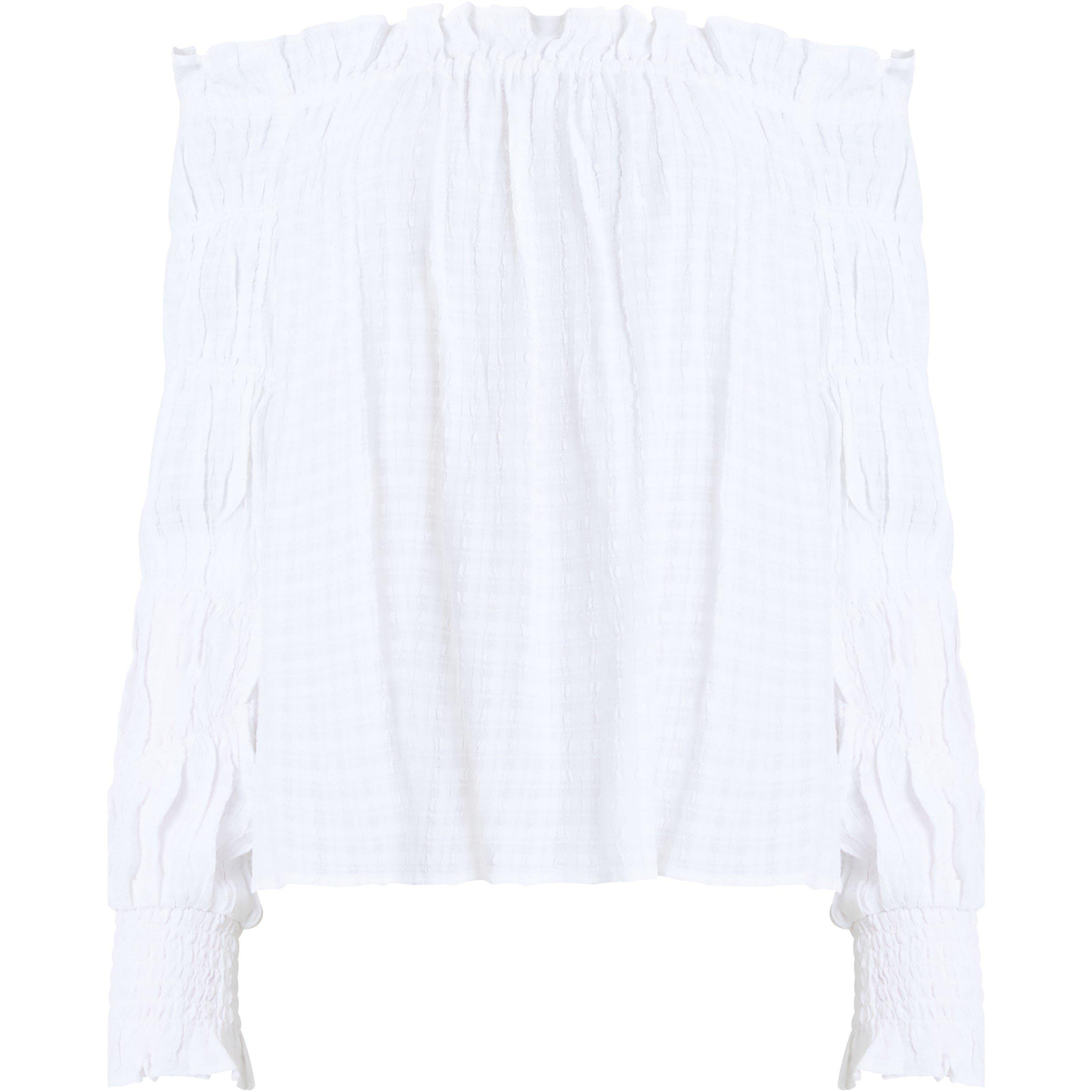 10-Linen White - French Connection - Birch Smock Top - 4