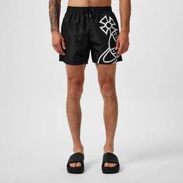 Vivienne Westwood Logo Print Swim Shorts