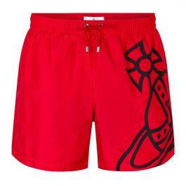 Vivienne Westwood Logo Print Swim Shorts