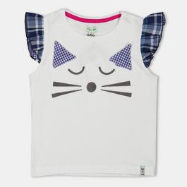 Lilly and Sid Cat Face Top In99
