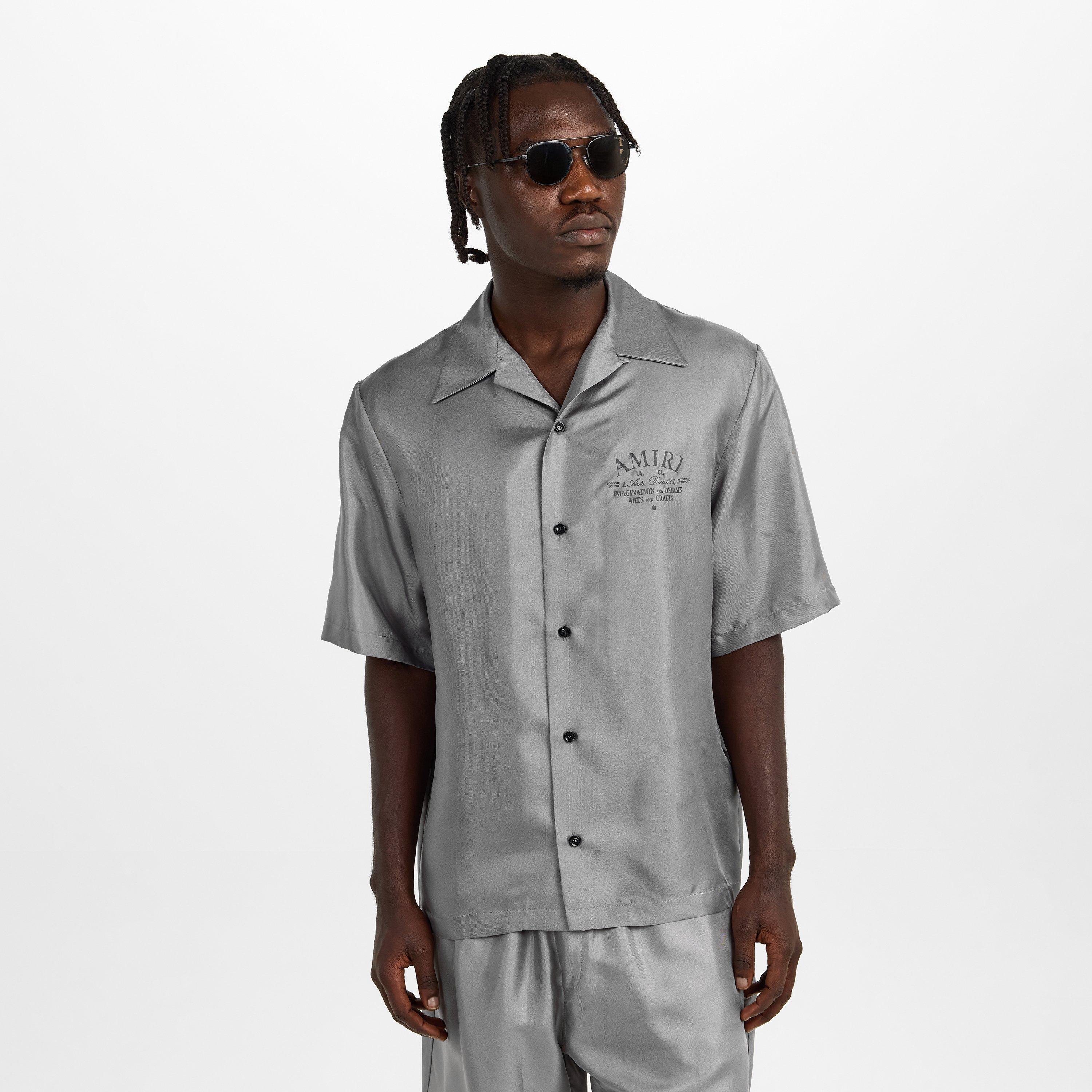 Grey - Amiri - Silk Art District Shirt - 3