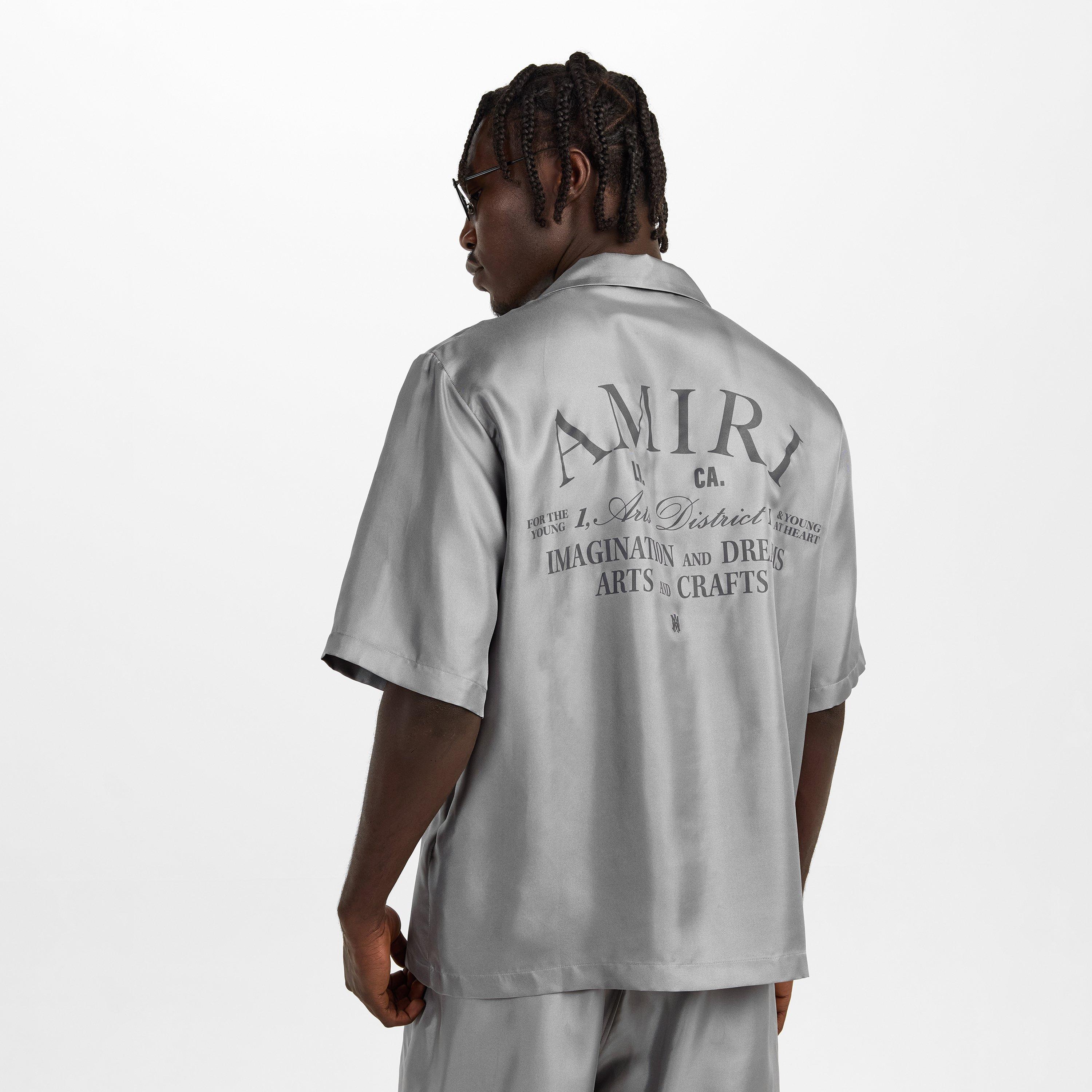 Grey - Amiri - Silk Art District Shirt - 4