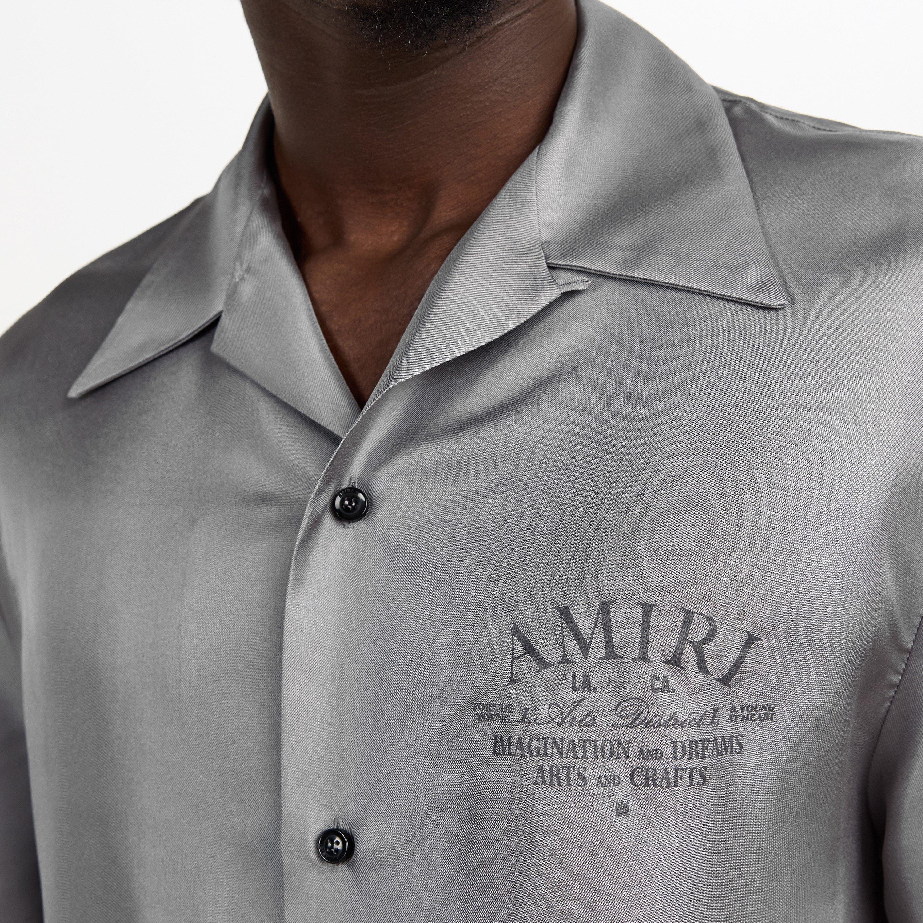 Grey - Amiri - Silk Art District Shirt - 5