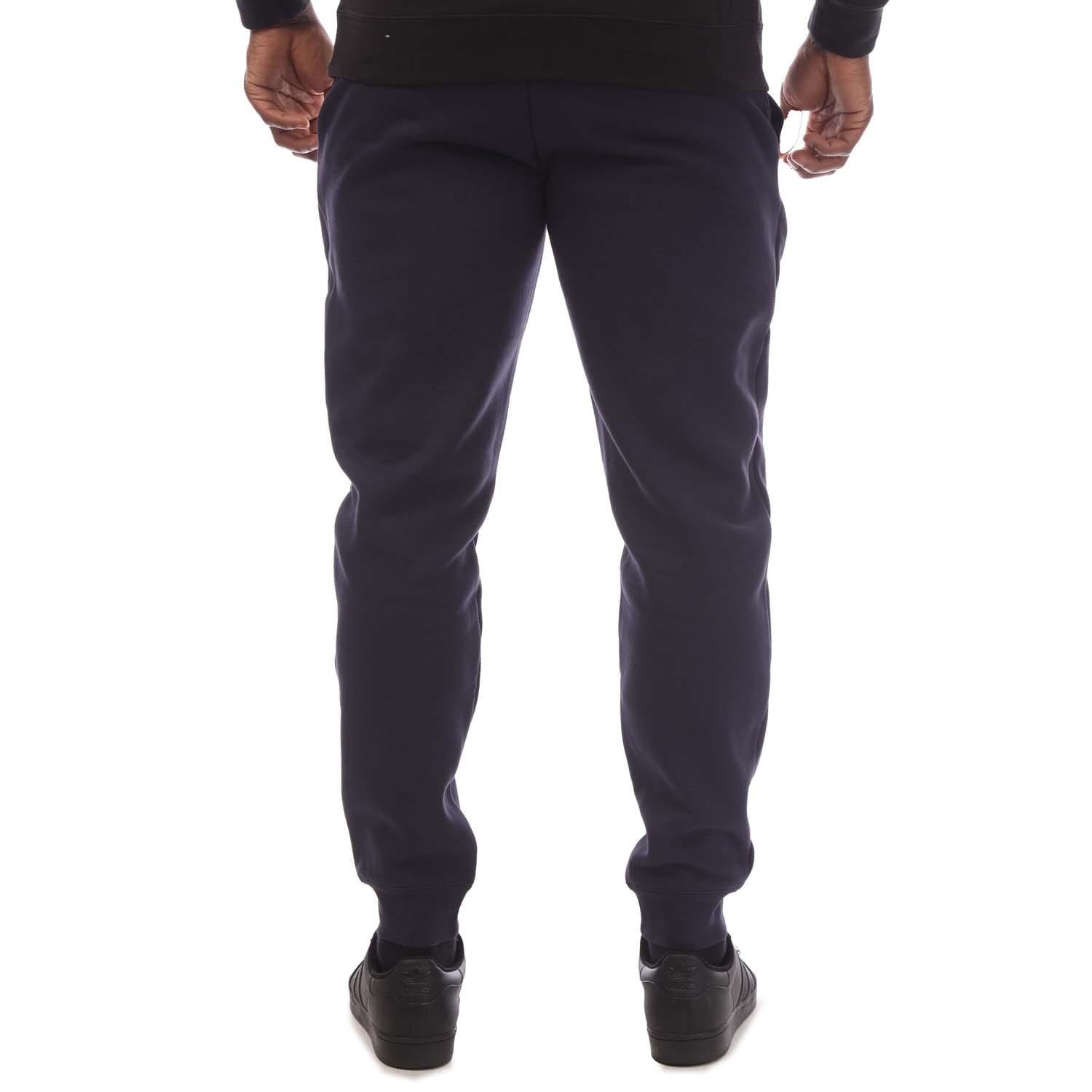 Navy - Puma - Small Logo Cuffed Joggers - 3