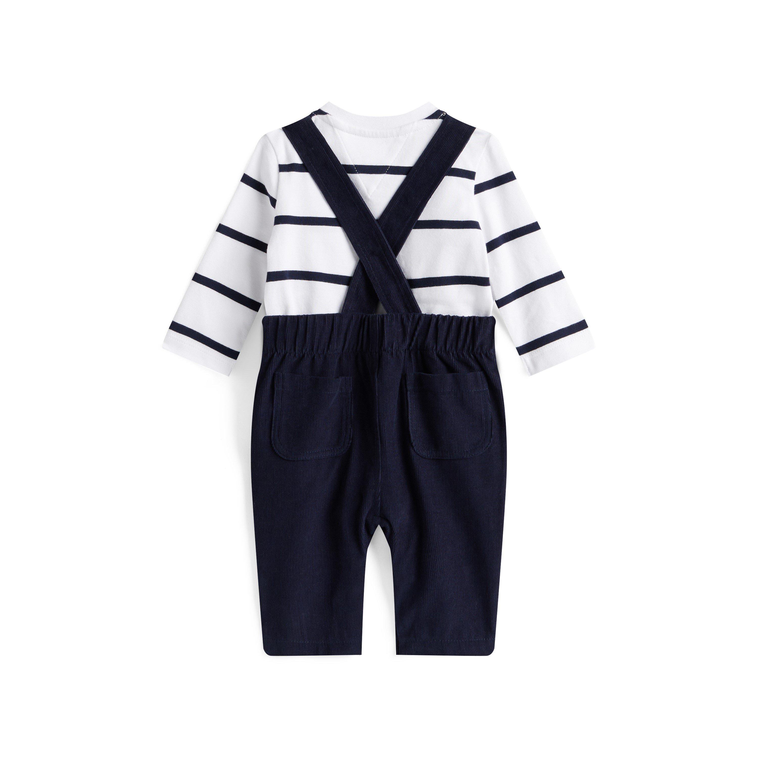 Night Navy C1G - Tommy Hilfiger - Kids' Dungaree Set - 2