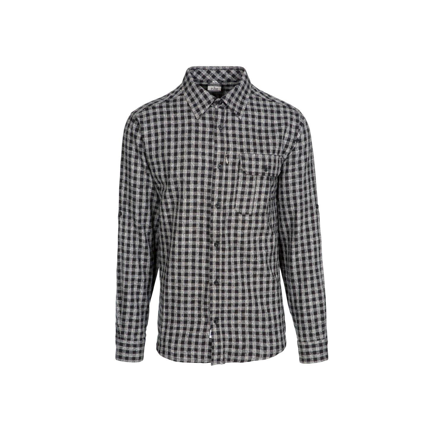 Black - Trespass - Participate Checked Shirt - 1