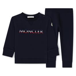 Moncler Logo Print Tracksuit Set