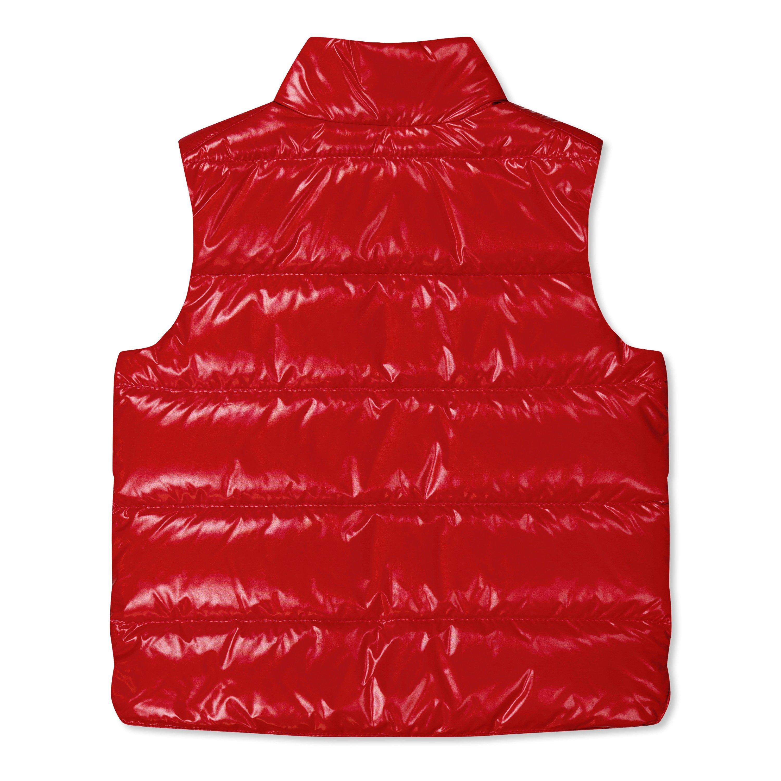 Red 455 - Moncler - Unisex Kids' Bernard Funnel Neck Down Sleeveless Gilet - 2
