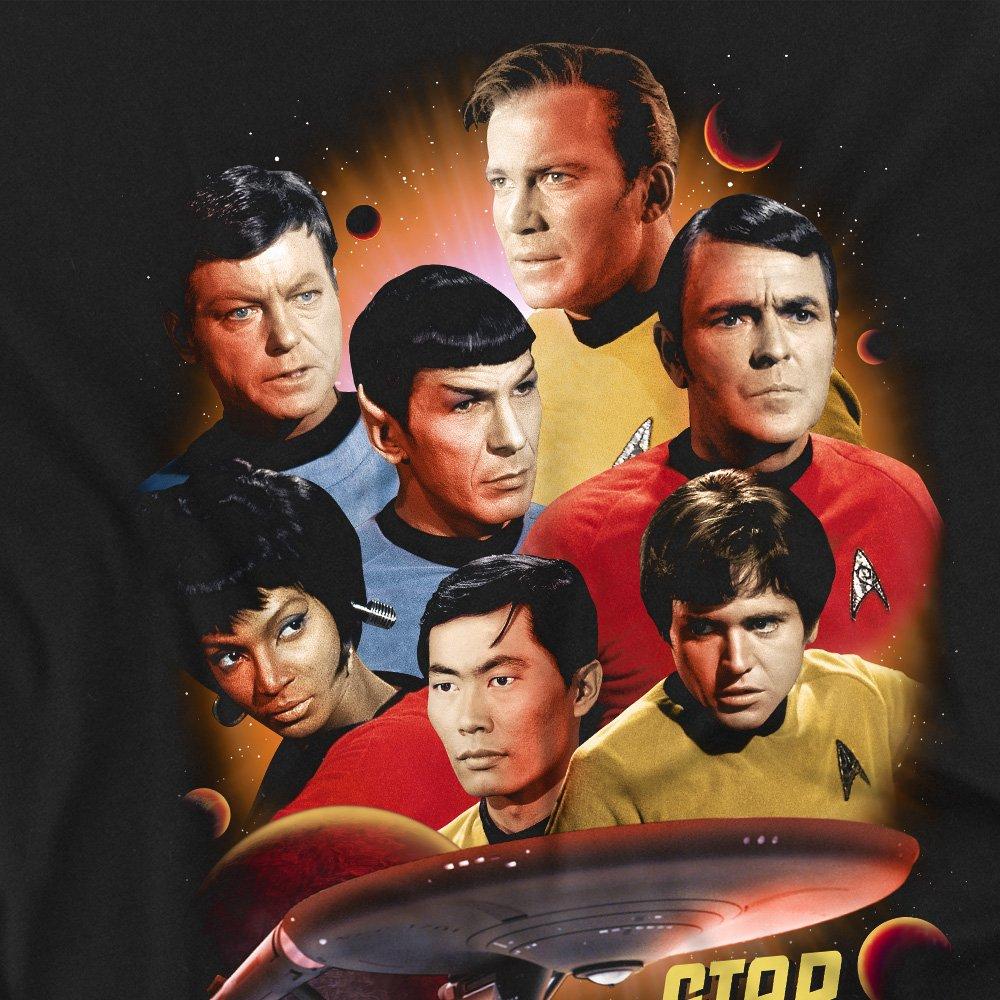 Black - Star Trek - Star Trek Heart Of The Enterprise T Shirt Black - 2