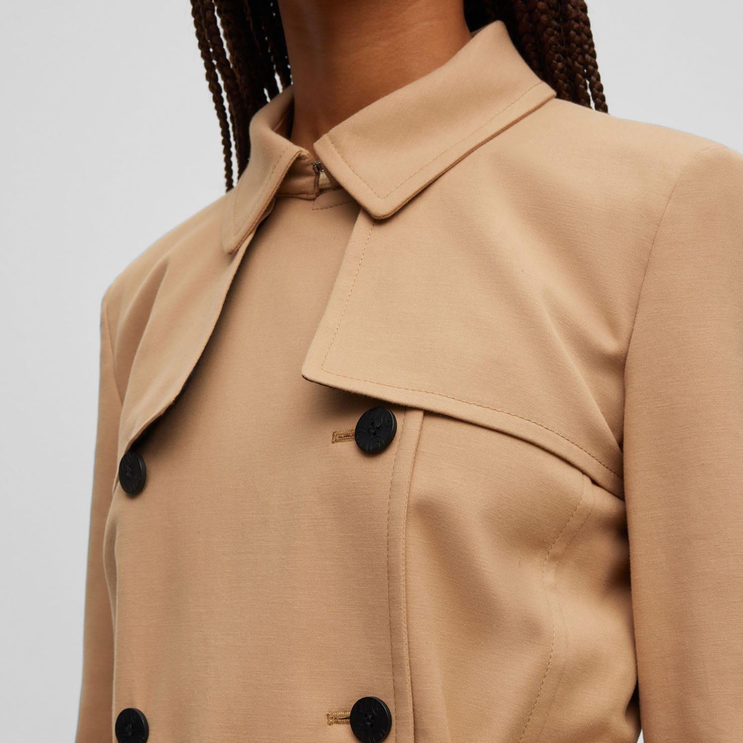Beige - Hugo - Makaras-2 Trench Coat - 3