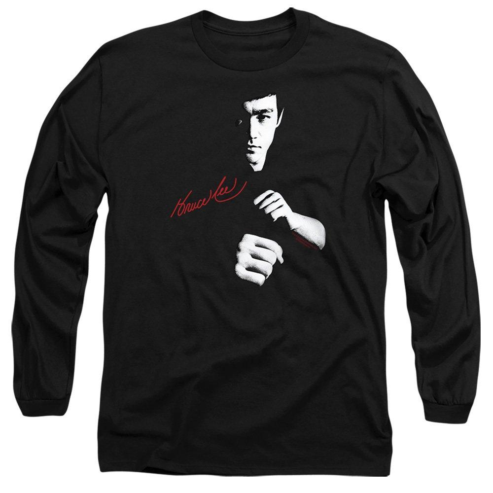Black - Other - Bruce Lee The Dragon Awaits Long Sleeve T-Shirt B - 1