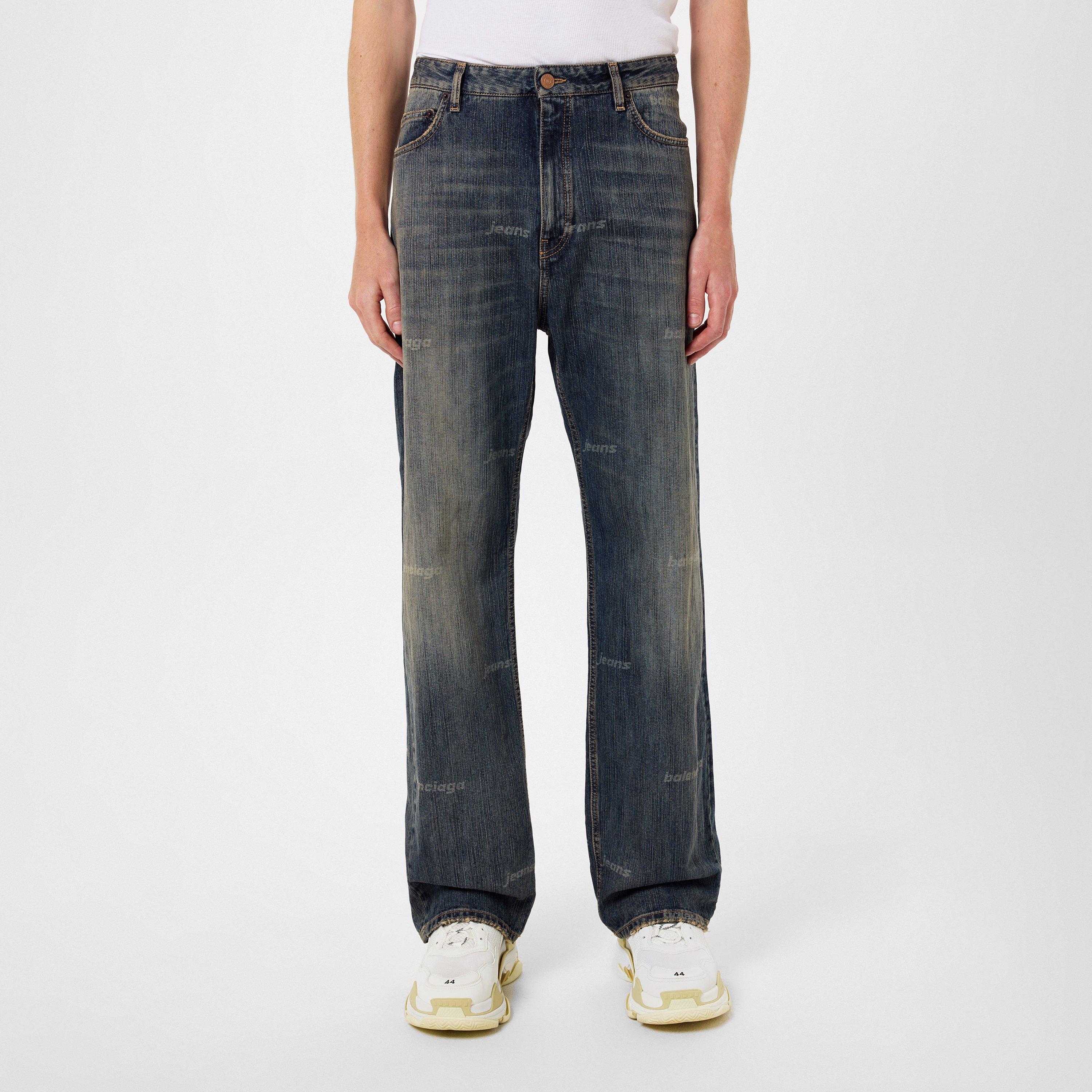 Blue - Balenciaga - Bootcut Trousers - 3