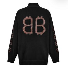 Balenciaga Crypto Bb-Print Hoodie