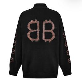 Balenciaga Crypto Bb Print Hoodie