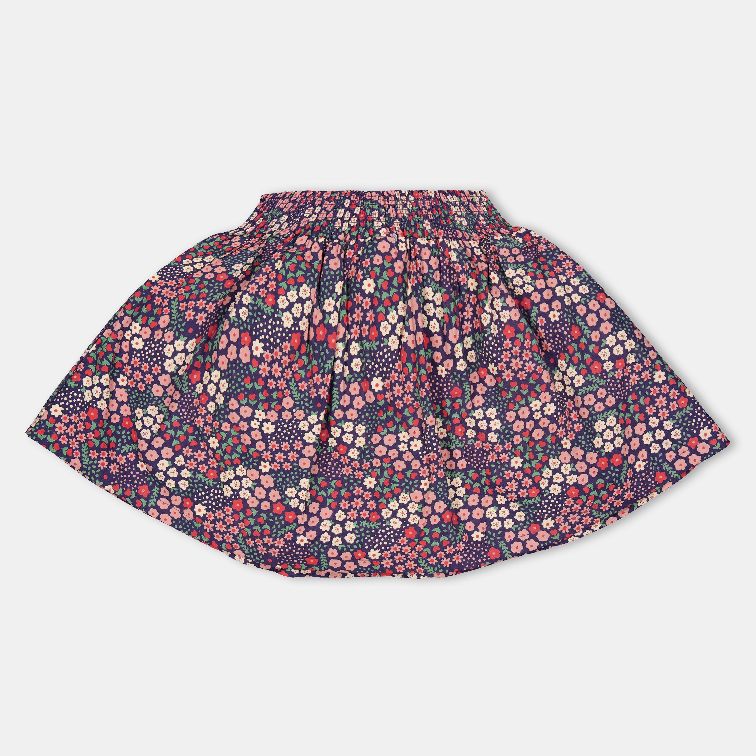 Multi - Lilly and Sid - Ditsy Floral A Line Skirt - 2