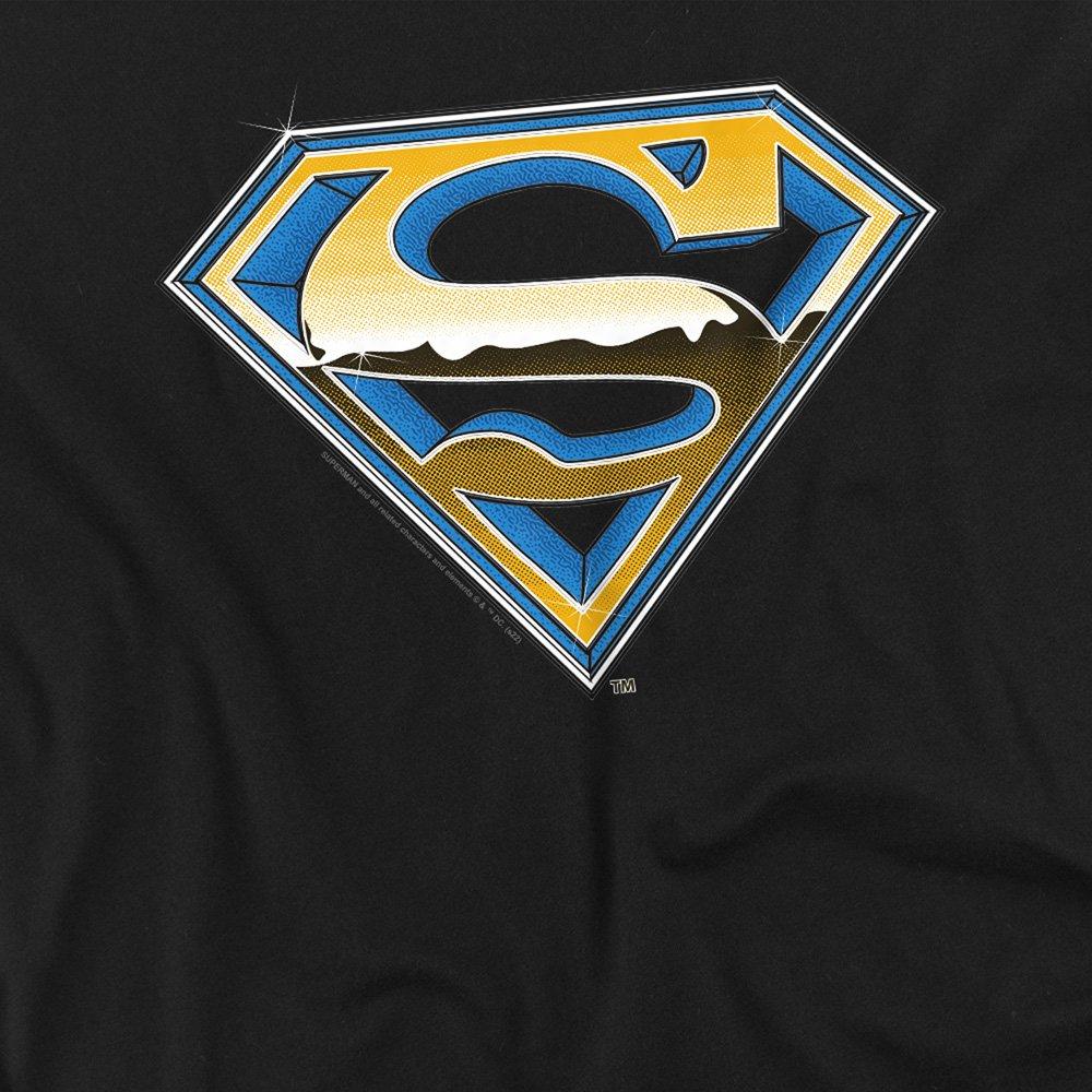 Black - DC Comics - Superman Chrome Logo Cotton T-shirt - 2