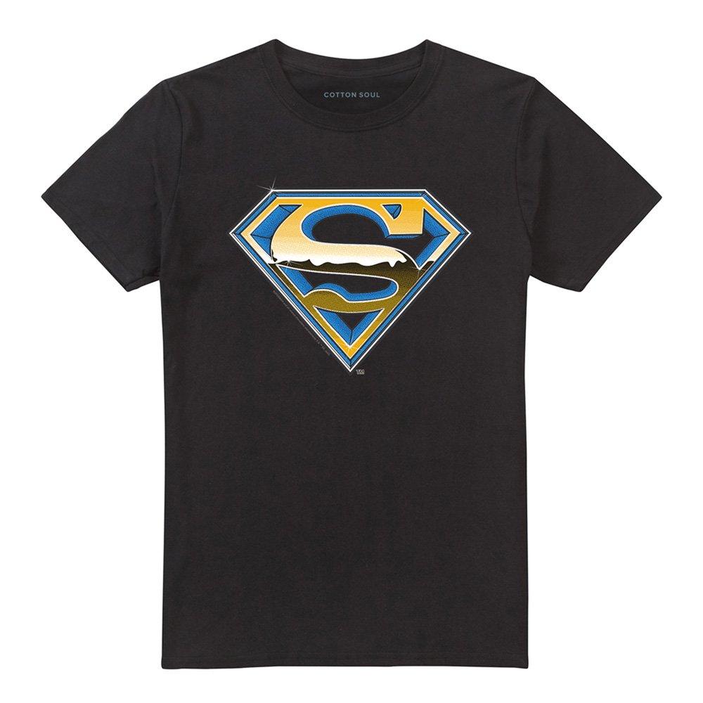 Black - DC Comics - Superman Chrome Logo Cotton T-shirt - 4