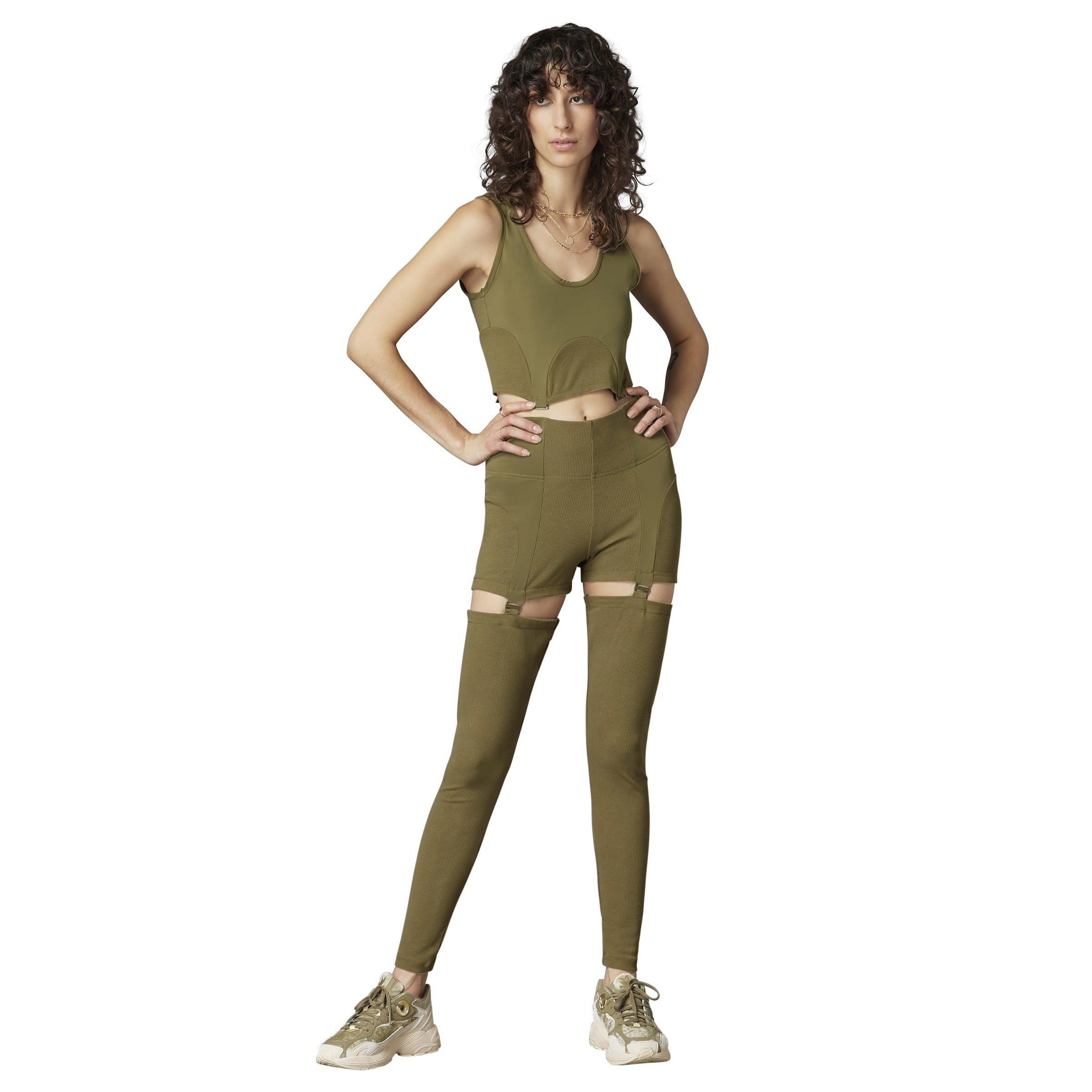 Focoli - adidas Originals - Original Rib Two-in-One Leggings - 11