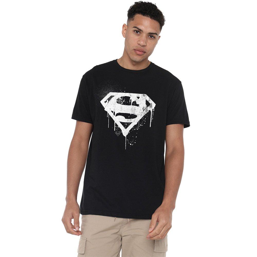 Black - DC Comics - Superman Graffiti Logo T-Shirt Black - 1