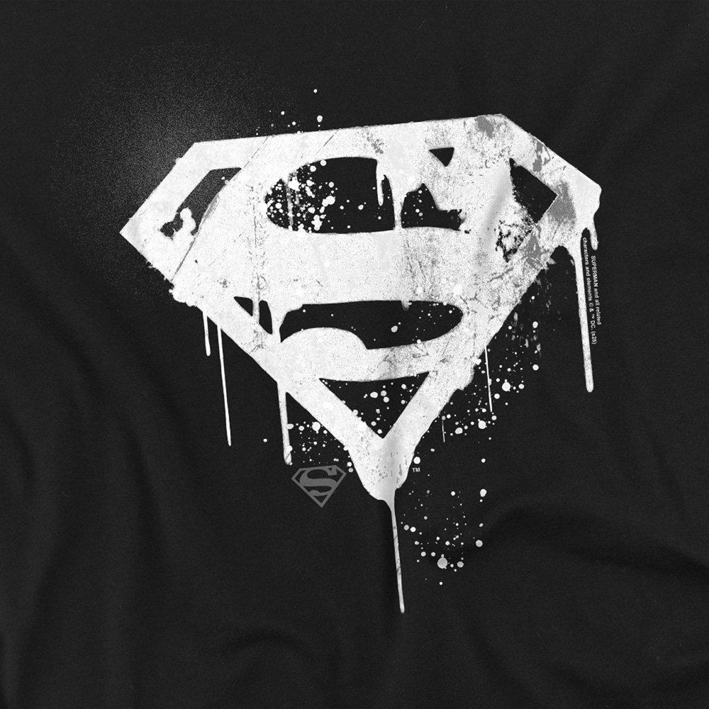 Black - DC Comics - Superman Graffiti Logo T-Shirt Black - 2