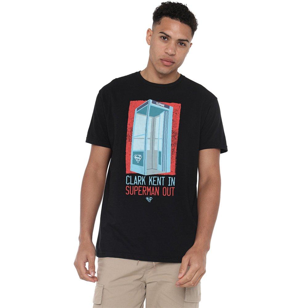 Black - DC Comics - Superman Phonebooth Clark Kent T-Shirt Black - 1