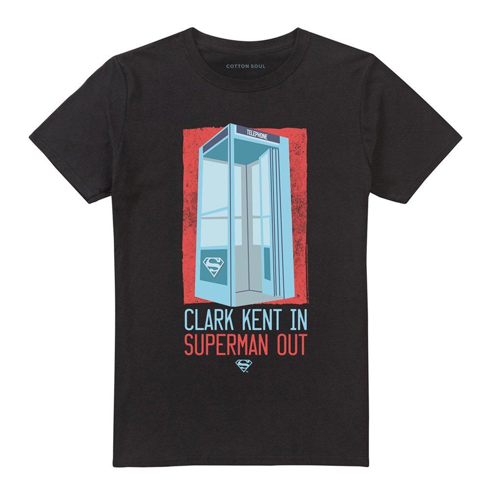 Black - DC Comics - Superman Phonebooth Clark Kent T-Shirt Black - 4
