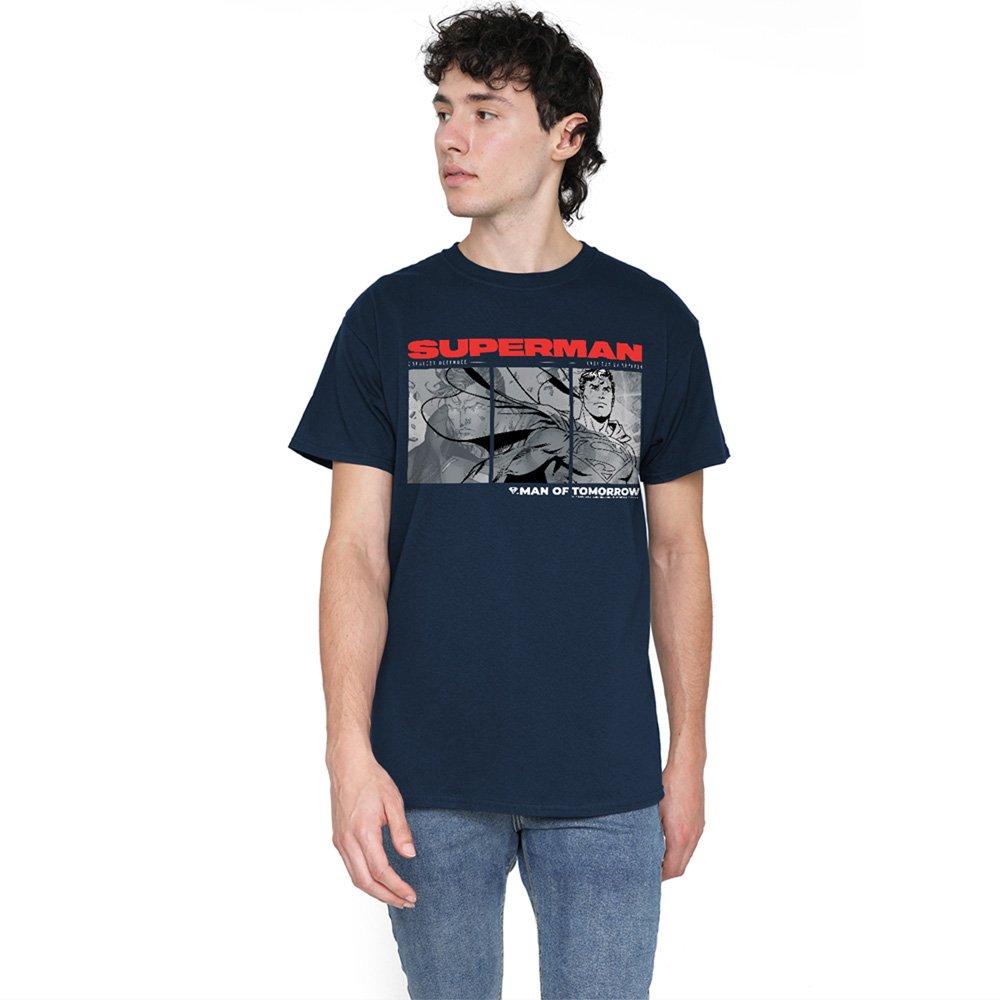 Navy - DC Comics - Superman Man Of Steel Comic T-Shirt Navy - 1