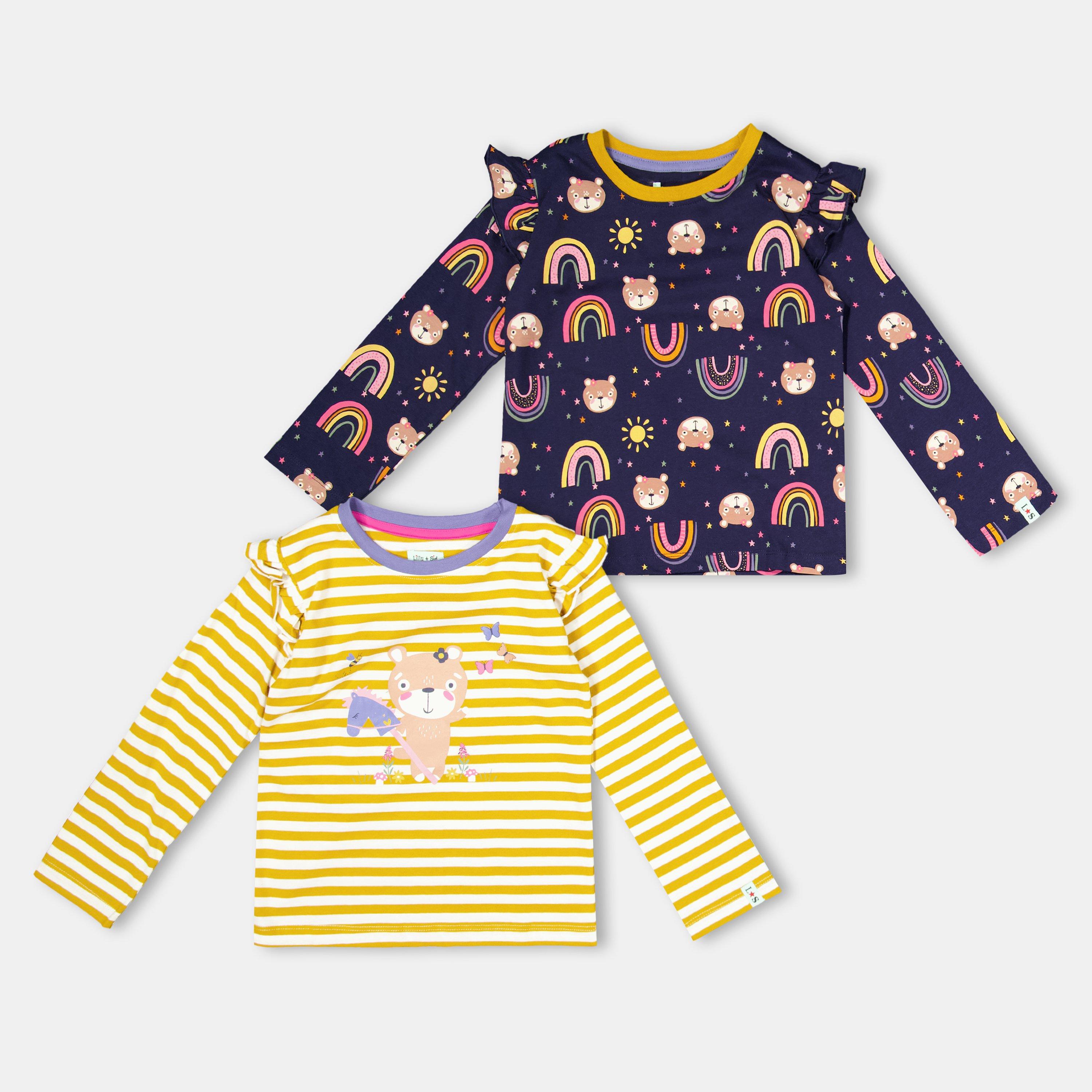 Multi - Lilly and Sid - Rainbow Regular Fit T-Shirt