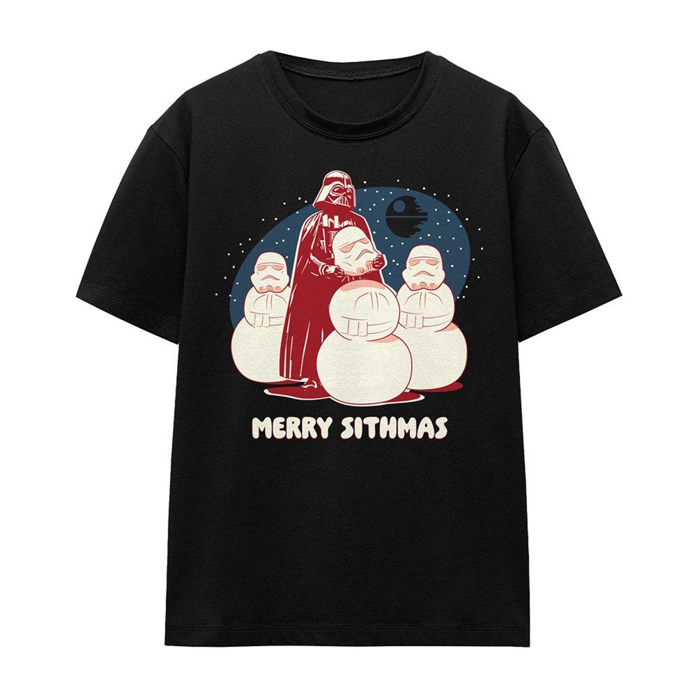 Black - Disney - Star Wars Darth Vader Merry Sithmas Christmas T-Sh - 4
