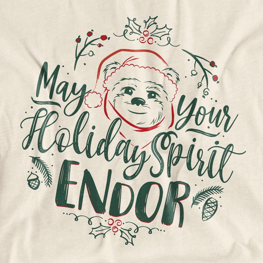 Beige - Disney - Star Wars Holiday Spirit Endor Christmas Ewok T-Sh - 2
