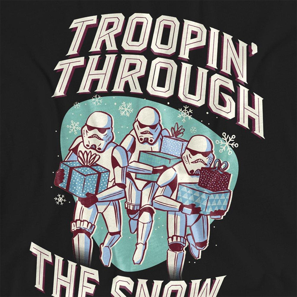 Black - Disney - Star Wars Retro Troopin Through The Snow T-Shirt - 2