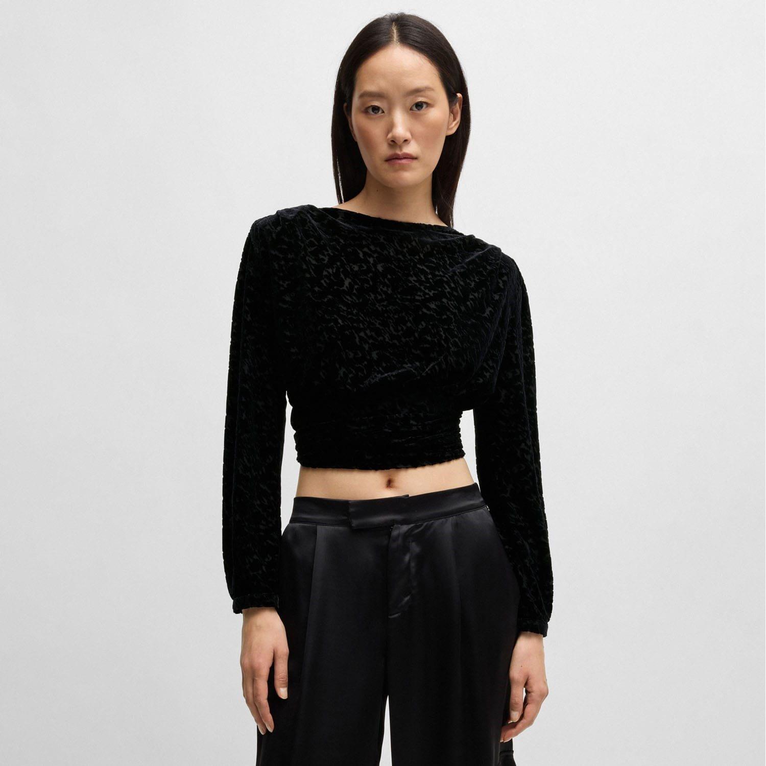 Black - Boss - C_Edevory Devor¿ Wrap Top - 1