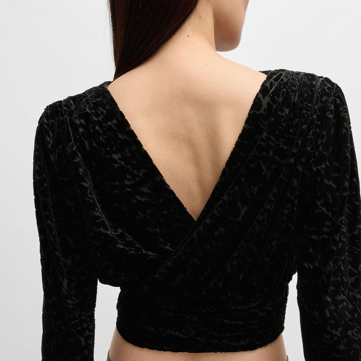 Black - Boss - C_Edevory Devor¿ Wrap Top - 3