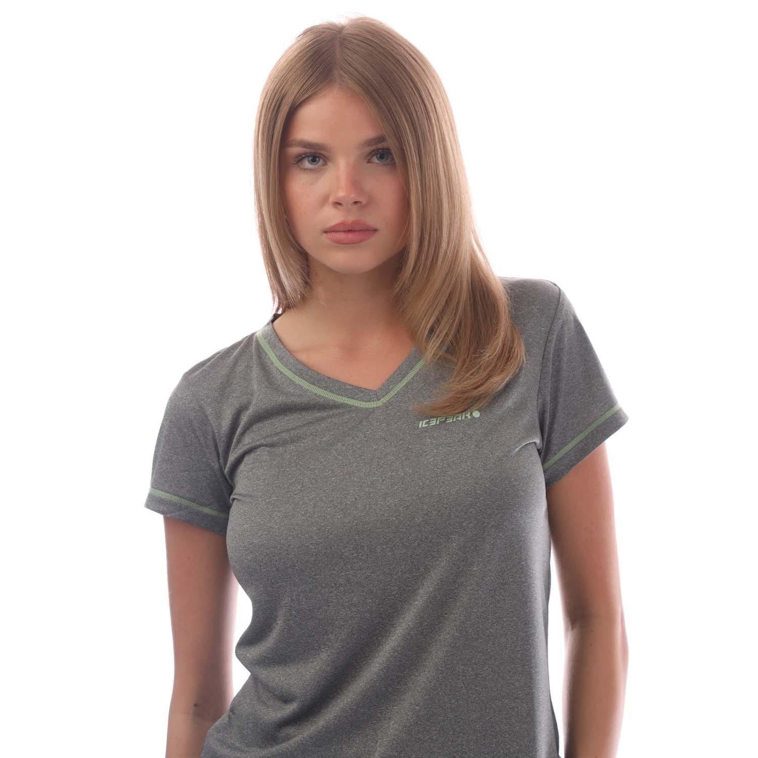 Green - Icepeak - Beasley Performance T-Shirt Womens - 2
